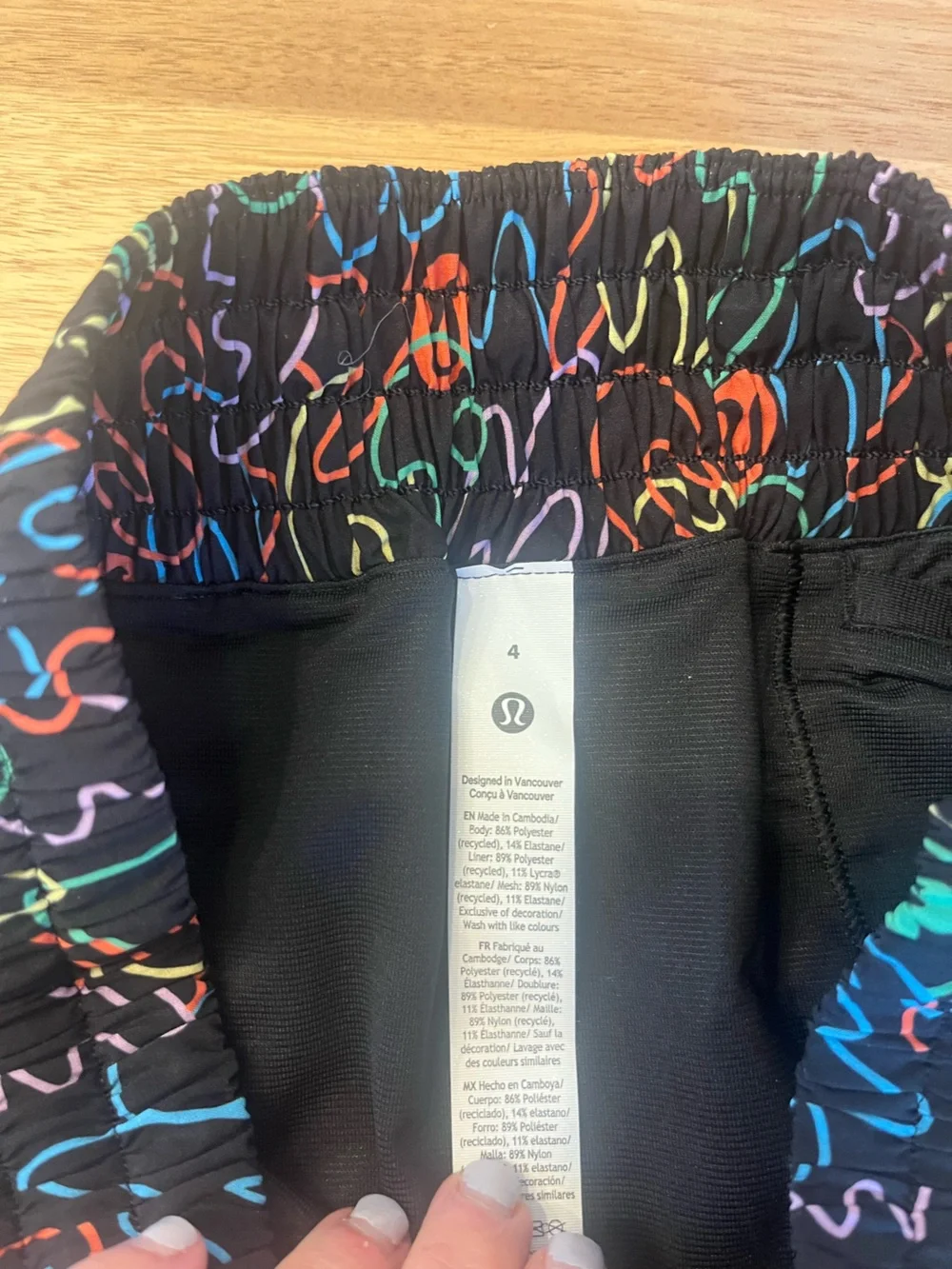 Lululemon Seawheeze 2026 Hotty Hot HR Short 4” Lined, NWT, Size 4